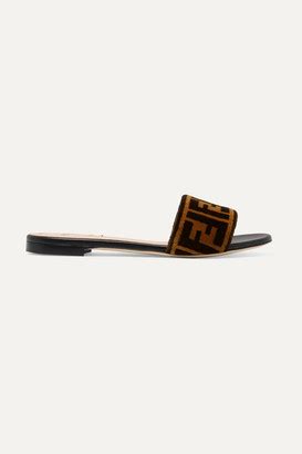 fendi velvet slides sale|fendi slides sale cettire.